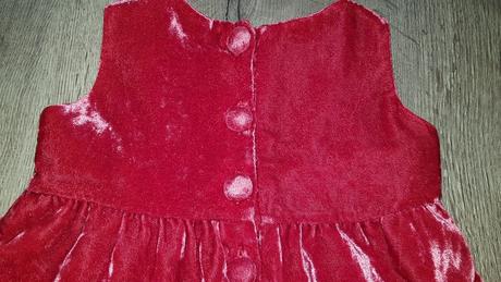 Bordové šaty, h&m,98