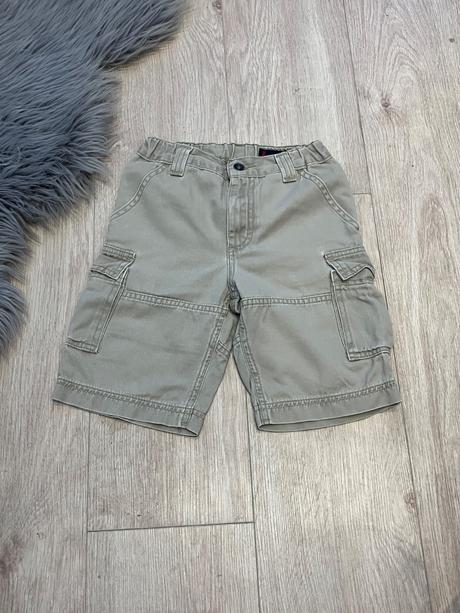 Chlapčenské rifľové kraťasy béžové h&m (4-5 r.), h&m,110