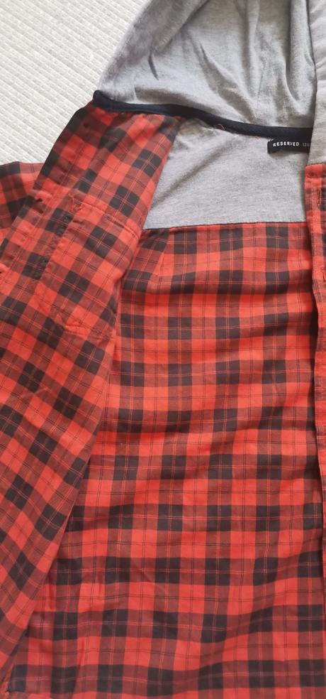 Raz oblečena mikino-košieľka, reserved,128