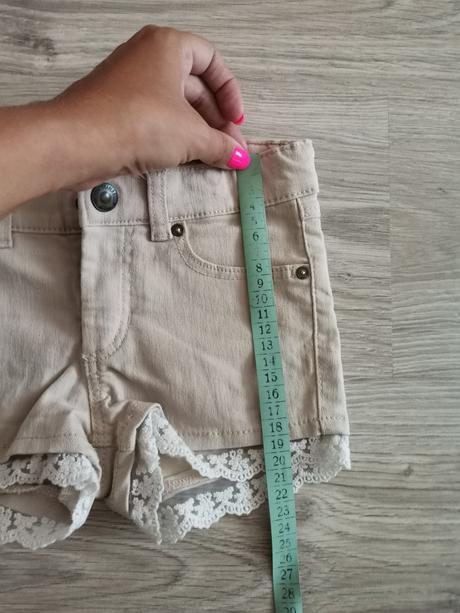 Dievčenské krémové kratase s čipkou, l.o.g.g.,116