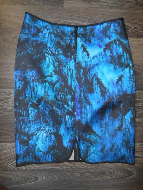 Neoprénová sukňa s/m, zara,s