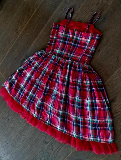 Nadherne vianocne saty s bohato riasenou suknou, lindex,164