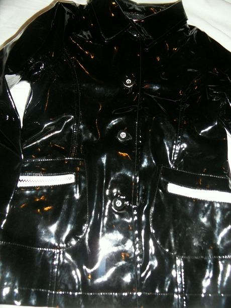 Lakovaný kabátik 104/110, next,104