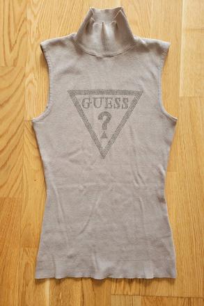Hnedá vesta, rolák, guess,s