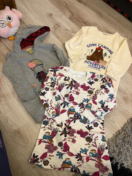 Teplakove šaty - balik, 104–116