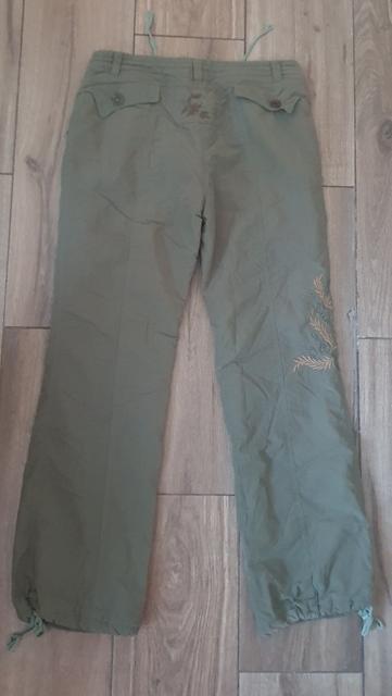 Zateplené nohavice - zelené v. 40/42, 40