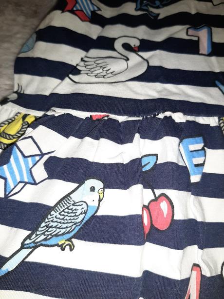 Papagájové šaty h&m, h&m,134