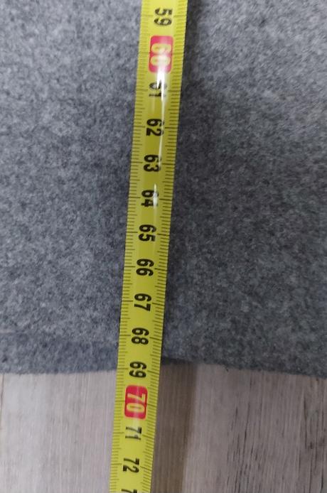 Sivý kabátik s kapucňou, amisu,38