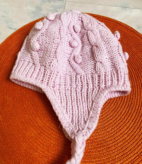 Teplá čiapka podšitá flisom 74/80, h&m,80