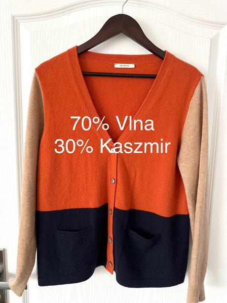 Kardigan z vlny a kašmíru, m