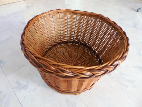 Veľký kvalitný prútený kôš, 