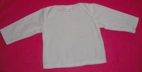 Biela makucka mikinka pre babatko, 56