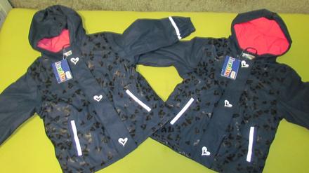 Nepremokavé bundy pre dvojičky 110/116, 116