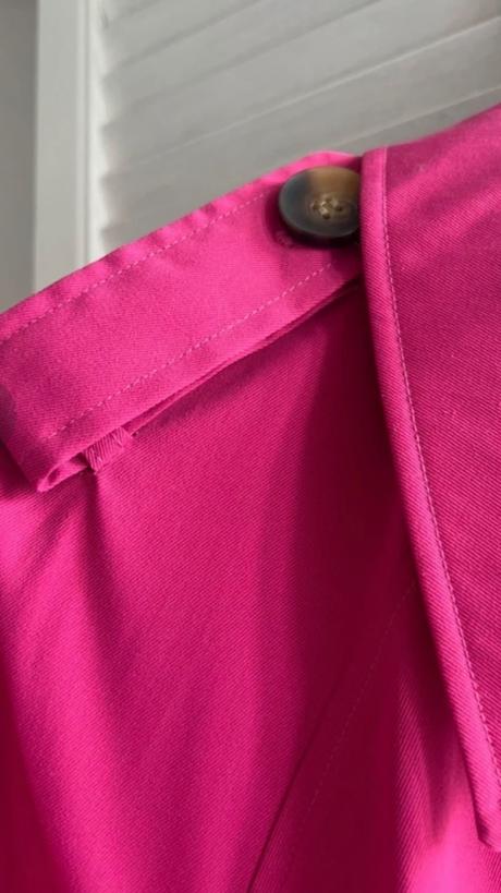 Ružový trenčkot only vel s dlhý, only,s