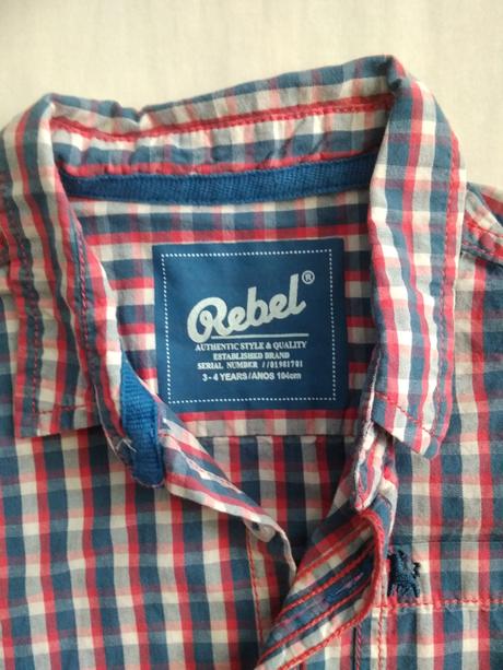 Košeľa, rebel kids,104