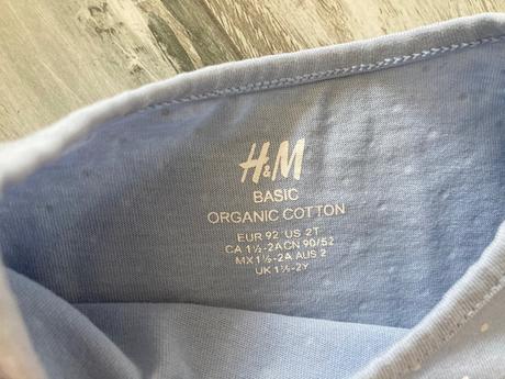 Bodkované tričko, h&m,92