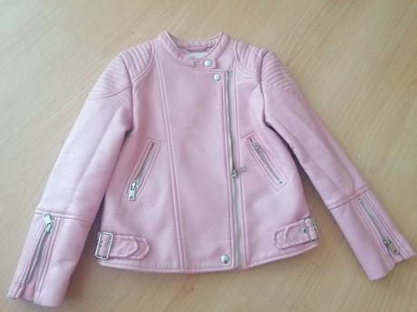 Kožená bunda pre dievča, zara,128