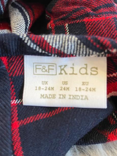 Dievčenská košeľa s volánikmi f&f (18-24mes.), f&f,86