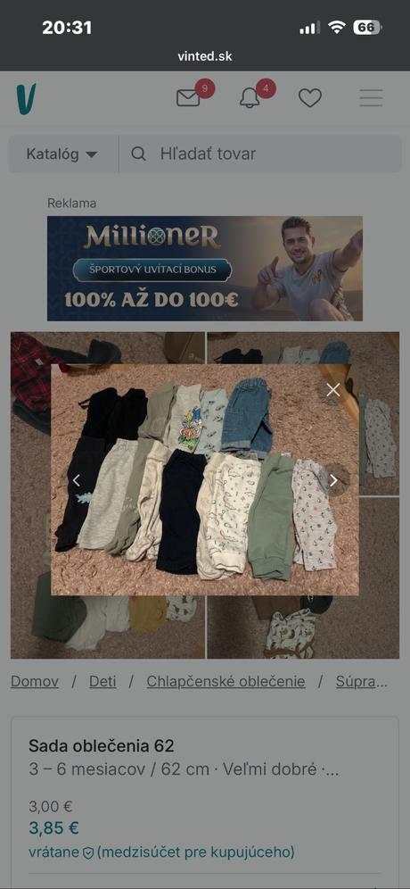 Oblečenie pre chlapca 62/68, 68–80