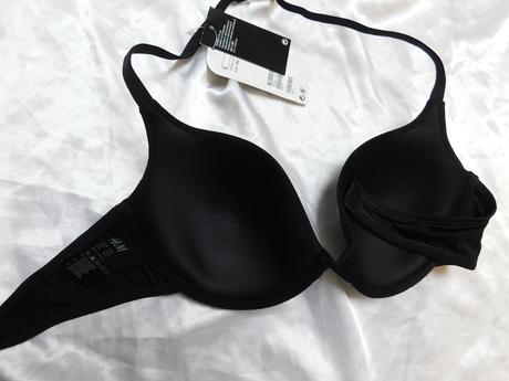 H&m kvalitná čierna podprsenka, h&m,75c