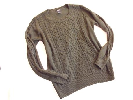 Tmavozelený svetrík, lindex,m