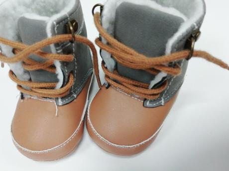 Teplé capačky čižmy s kožušinkou 3/6mes., 17