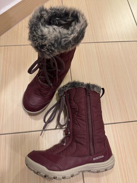 Cizmy v35 waterproof top stav, decathlon,35