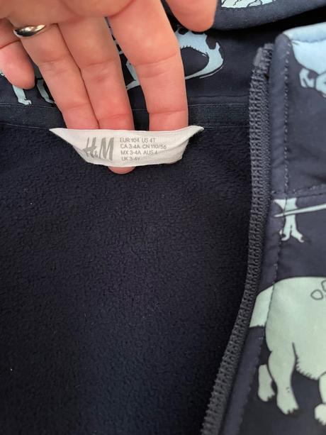 Softshellova bunda h&m 104, h&m,104