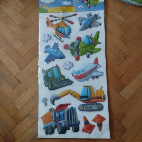 3d nálepky na stenu, 