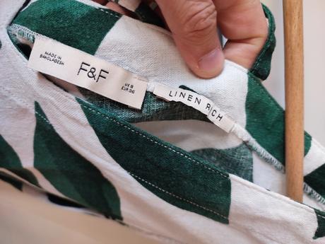 Ľanové šaty s-m, f&f,36