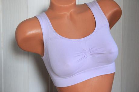 Bledo fialová športová podprsenka s/m, s