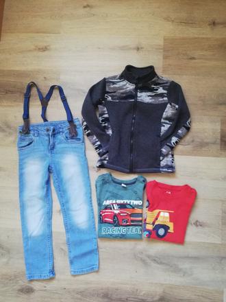 Balík oblečenia pre chlapca 116, 104–116