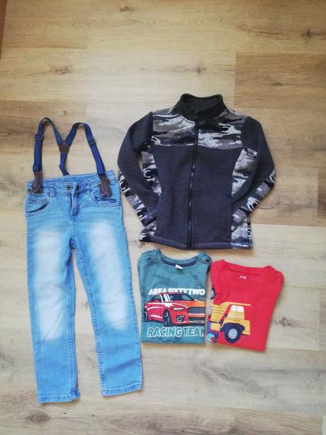 Balík oblečenia pre chlapca 116, 104–116