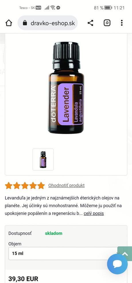 Doterra - levander, 