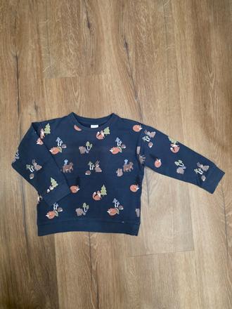Mikina lindex lesné zvieratká 104, lindex,104