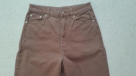 Hnedé tenšie rifle veľ.36, h&m,36