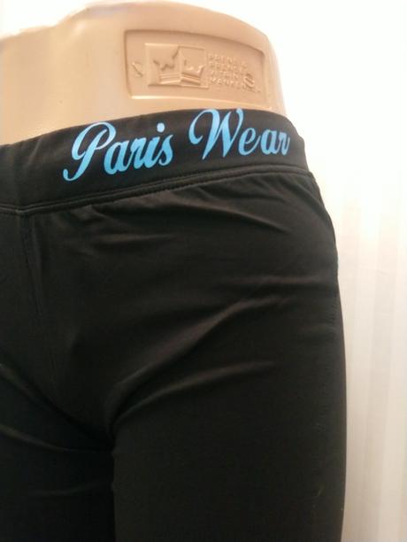 Dámske čierne elastické trištvrťáky m, kleopatra m, m