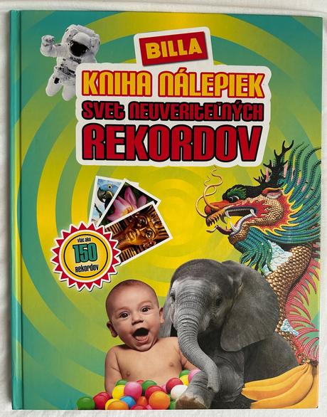 Billa kniha nálepiek svet neuveriteľných rekordov,