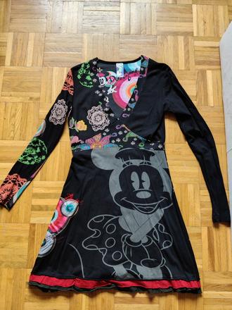 Desigual mickey originál trendy saty l, desigual,l