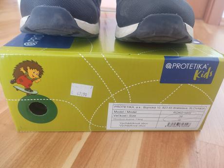 Ponúkam chlapčenské prechodné topánky, protetika,38