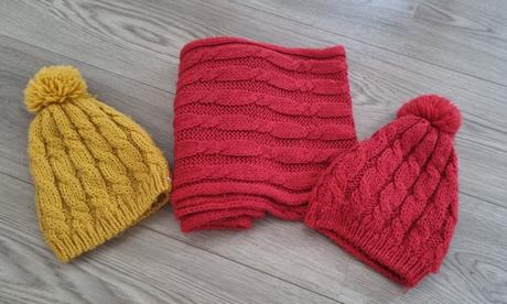 Šál tunel a čiapka, tchibo,104