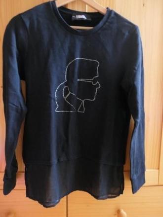 Karl lagerfeld luxusna damska mikina m, m