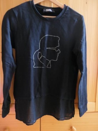 Karl lagerfeld luxusna damska mikina m, m
