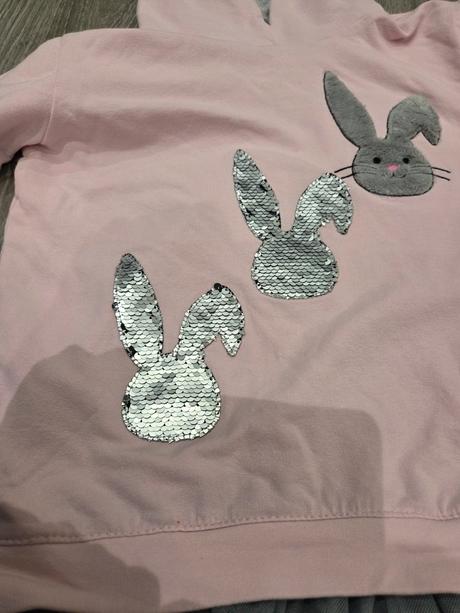 Šatová mikina zajko, 122