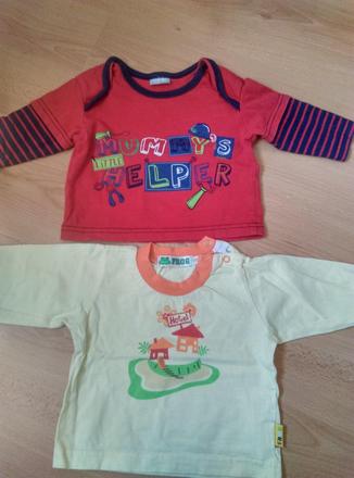 2 tričká na 3 - 6 mesiacov, cherokee,68