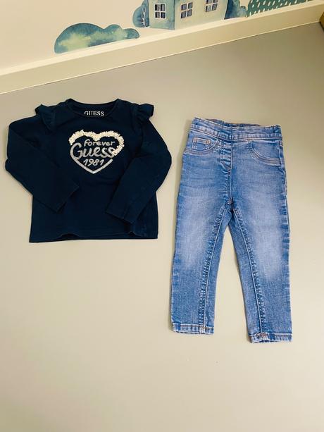 Guess tricko + rifle, guess,86