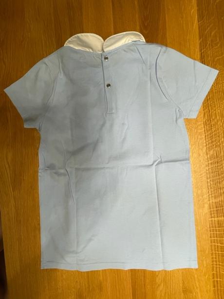 Jacadi tričko svetlomodré s golierom nenosené, jacadi,152