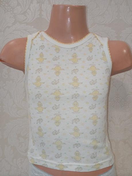 Dievčenské tielko s kačičkami a lienkami, 92