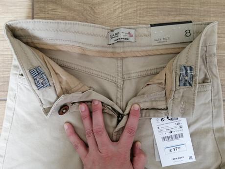 6x nohavice zara (nenosené), zara,110 / 116 / 122 / 128