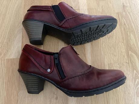 Kožené topánky rieker, rieker,38